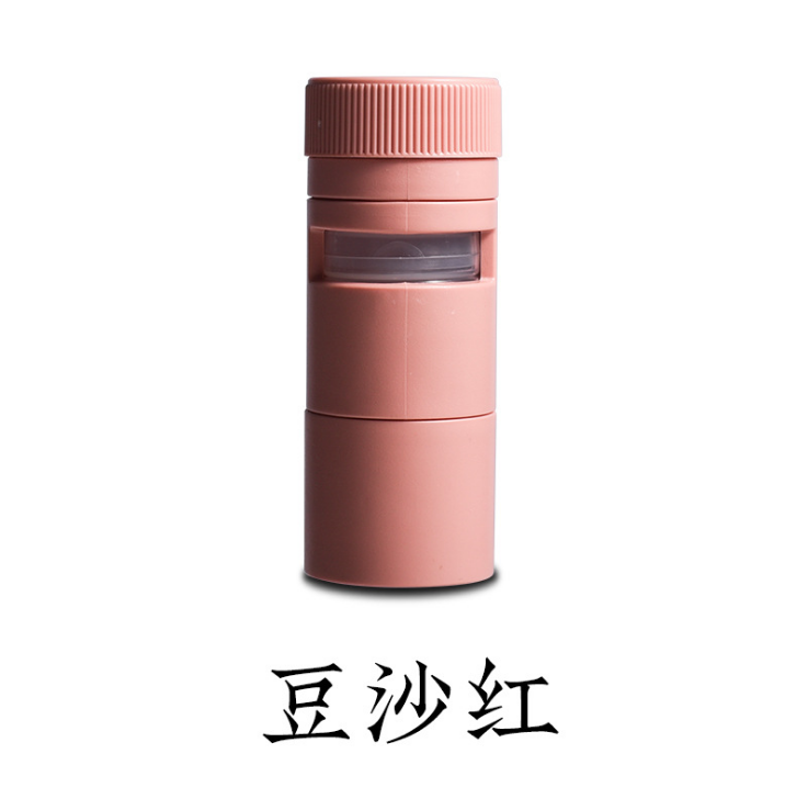 7-inch ABS plastic mini portable dispensing medicine box detail image 3