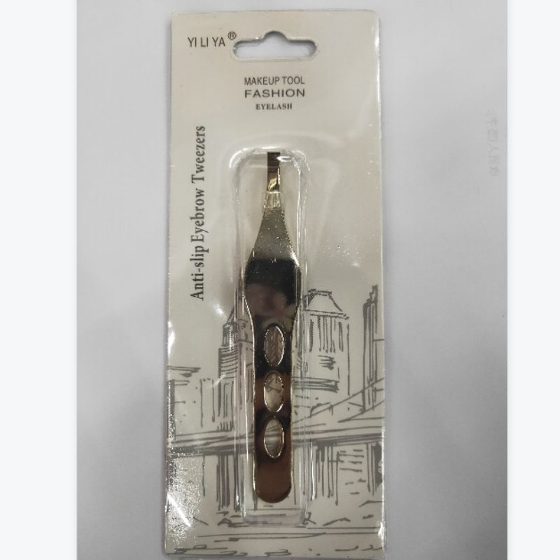 26414仙得丽化妆工具0208-27#金色大肚夹眉夹
