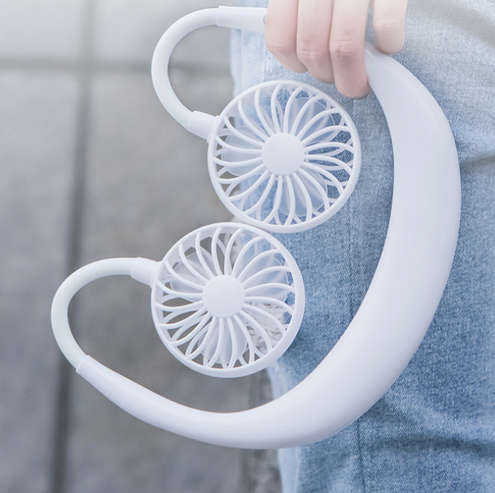 The first generation of fans for lazy people to wear around their necks detail image 5