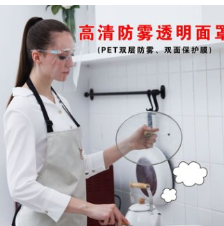 镜框面罩现货炒菜面罩透明面罩 详情图3