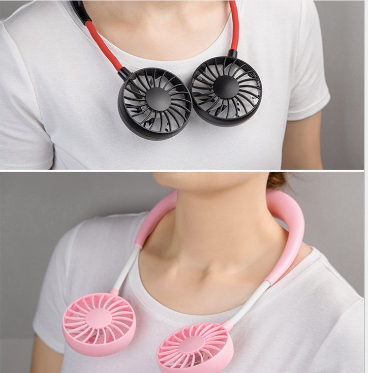 The first generation of fans for lazy people to wear around their necks detail image 4