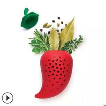 Creative silicone Spice Filter Soup strainer Tea Pot soup packet filter