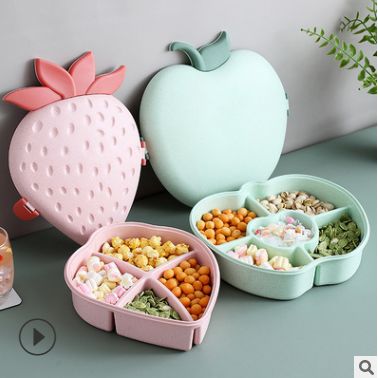 Plastic candy tray box with lid