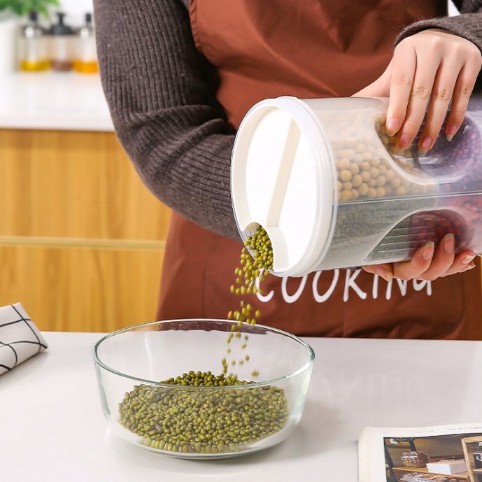 Sealed kitchen jar plastic food storage box