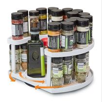 Spice bottle storage rack