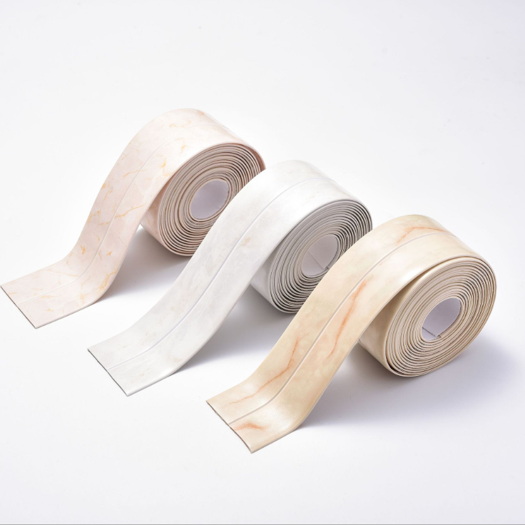 Marble-patterned kitchen waterproof and mold-proof stickers detail image 1