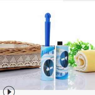 Removable durable lint applicator