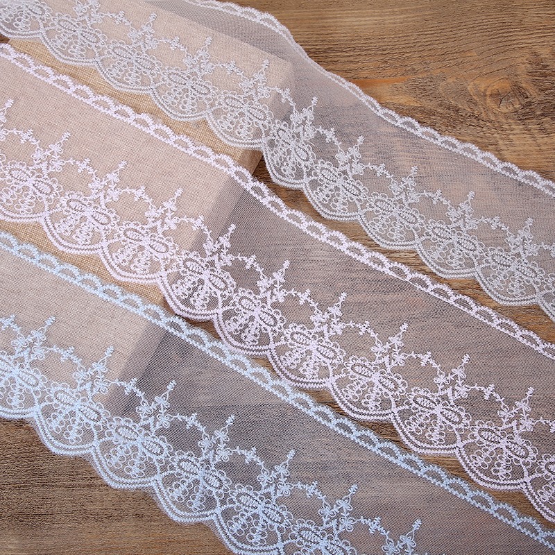 Milk silk screen embroidery in four colors in stock. Affordable price.