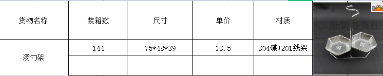 DF99990 汤勺架 汤勺架不锈钢不锈钢托餐厅勺子架火锅店勺架勺子托架汤勺漏勺套装DF Trading House 详情5