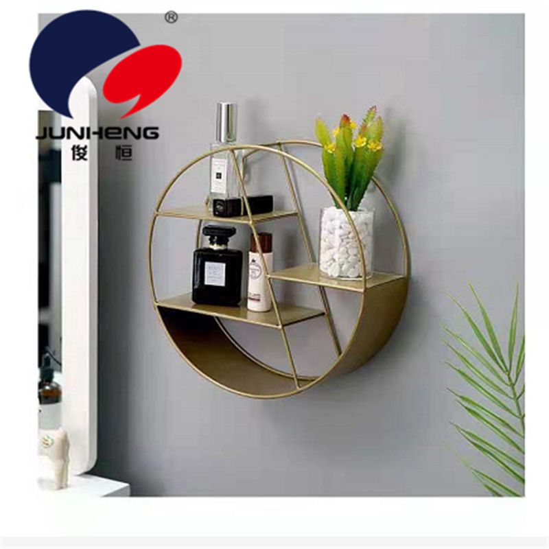 Nordic style living room wall storage shelf Bedroom room decoration Creative wall decoration wall decoration Iron wall hanging