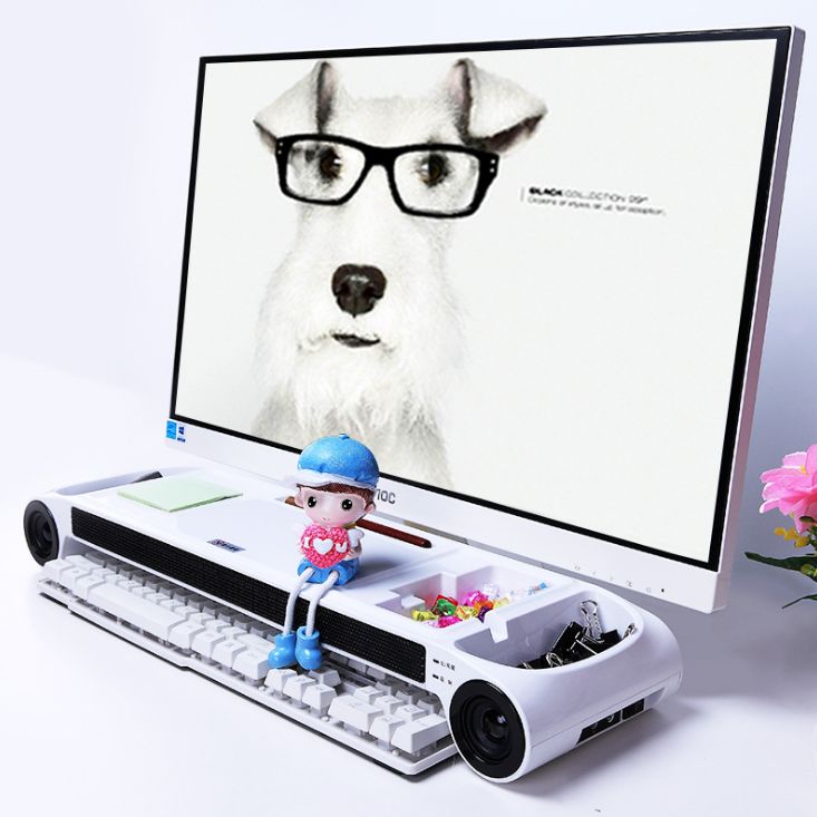 Intelligent speaker can know the cold and heat computer storage rack