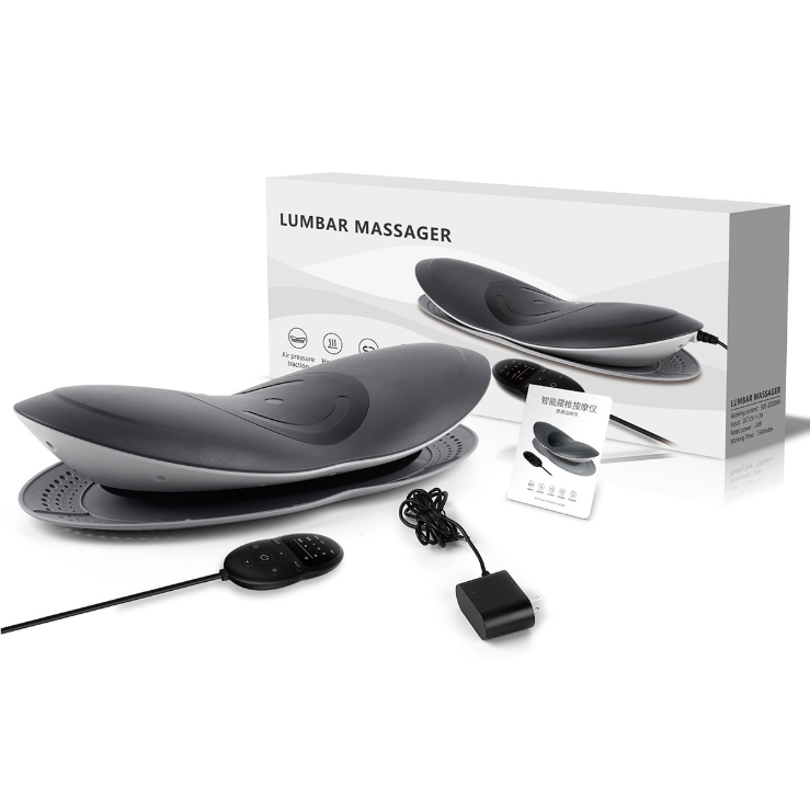 Lumbar vertebrae compression physiotherapy constant-temperature heat moxibustion curved electric massager detail image 1