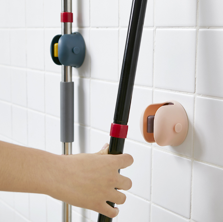 Wall-mounted bathroom hanger without drilling holes detail image 2