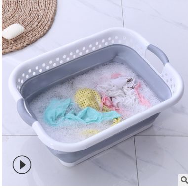 Foldable laundry basket Bathroom laundry basket Portable laundry basket