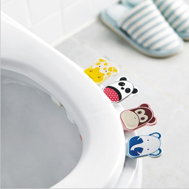 Toilet lid and toilet flap handle