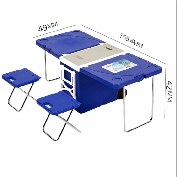 The new best-selling 27L large-capacity plastic folding insulated table and chair