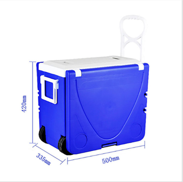 The new best-selling 27L large-capacity plastic folding insulated table and chair detail image 2