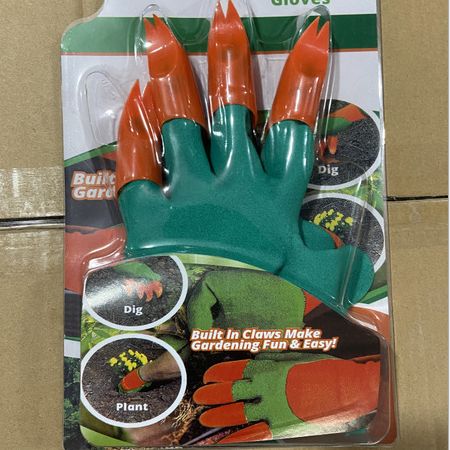 Earth-digging gloves Garden gloves Universal protective protective gloves for outdoor rubber garden planting