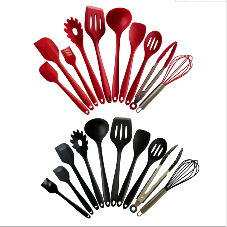 A 10-piece set of silicone nylon kitchenware detail image 3