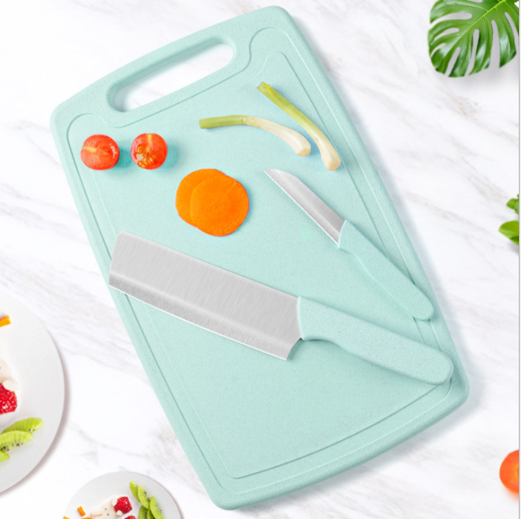 Three-piece wheat cutting board set detail image 5