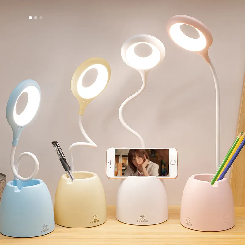 Desk Lamp Eye Care Led Study Creative Gifts Dorm Desk Features Student Desk Lamp Usb Charging Folding Small Desk Lamp