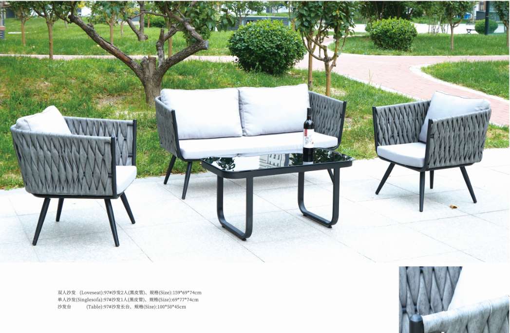 户外沙发/编藤桌椅/花园家具产品图