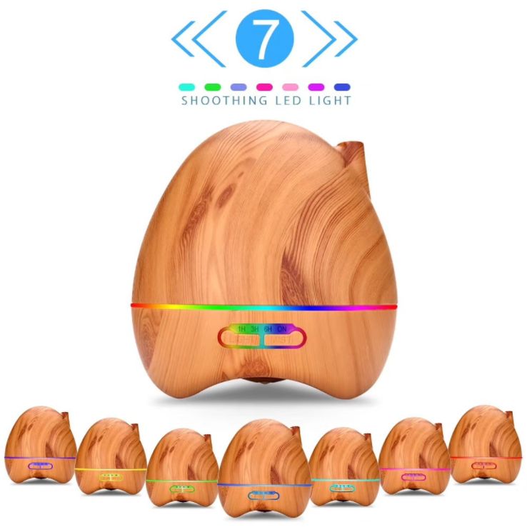 New 300ml egg wood grain aromatherapy machine