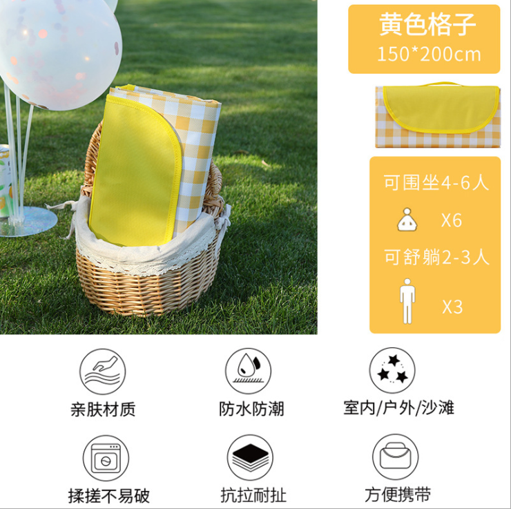 Outdoor picnic mat, Oxford cloth moisture-proof floor mat detail image 2