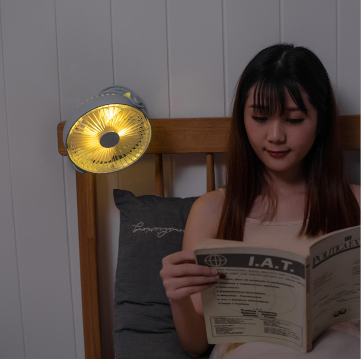 新款夹子风扇360度旋转充详情图4