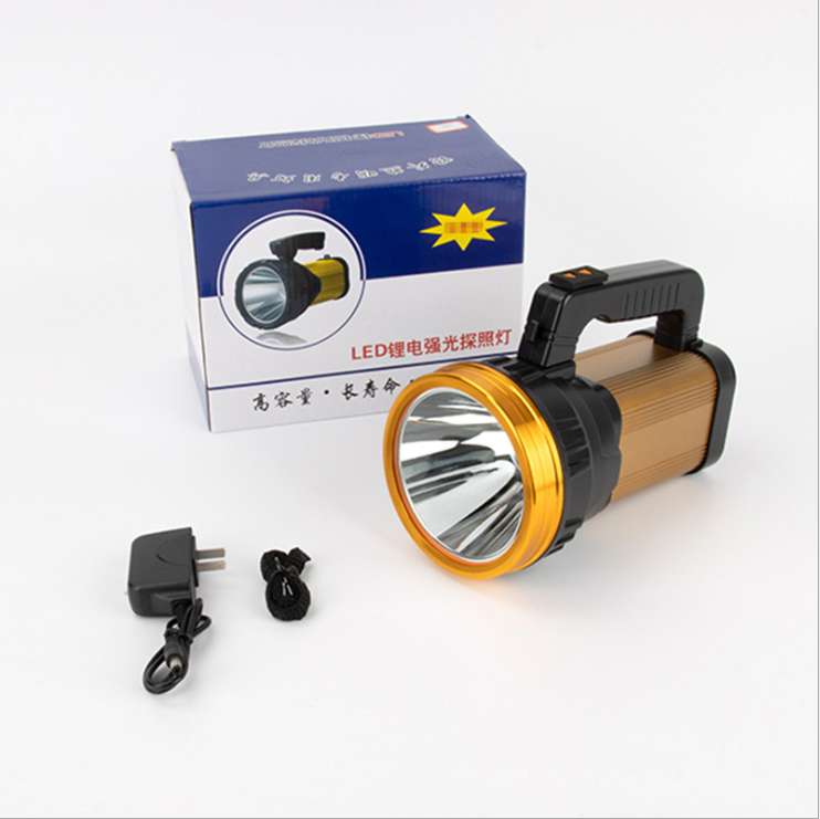 Flashlight Strong Rechargeable Outdoor Long Range High-Power Household Portable Searchlight Specification drawing