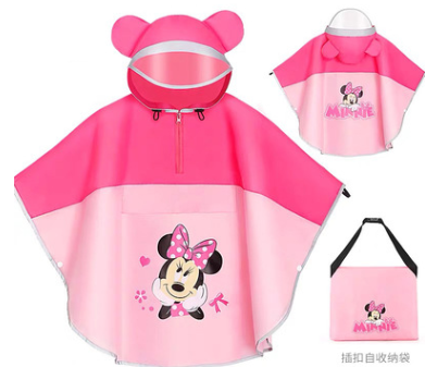 儿童斗篷式雨披详情图2