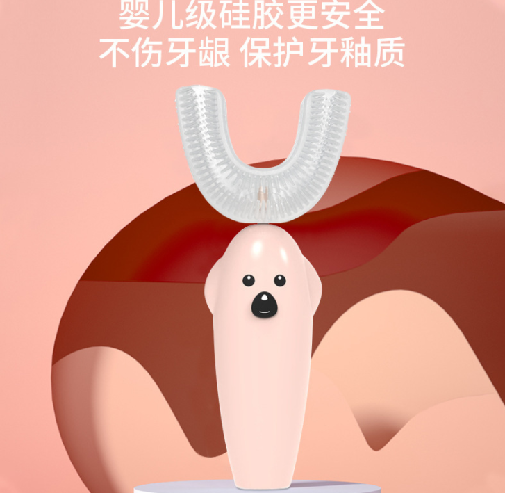 Waterproof cleaning smart sonic children's electric toothbrush detail image 5