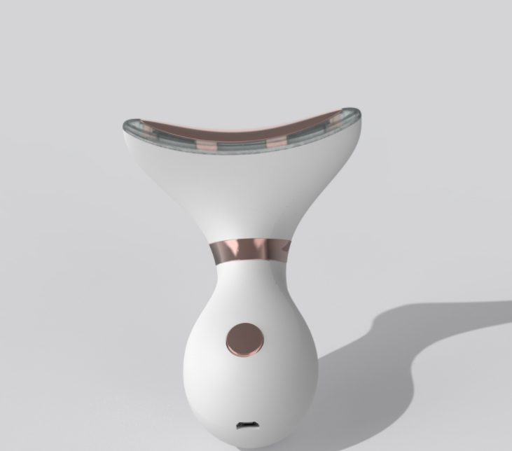 Neck, eye and facial massage device for reducing wrinkles detail image 2