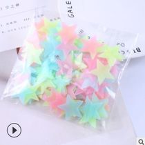 Small star stickers Living room bedroom bedroom children's room dormitory wall paste 100