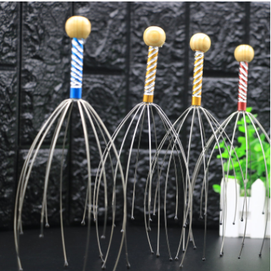 Massage claw Magic Hair care comb on the top of the head, Soul extraction scalp metal claws detail image 3