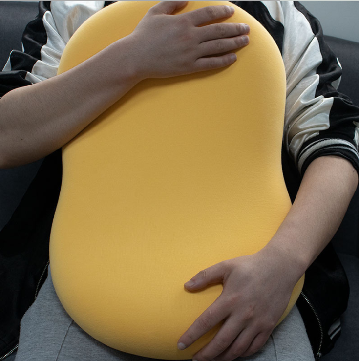 Cat belly pillow detail image 3