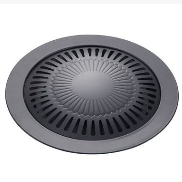 无烟不粘圆形煎烤盘加厚