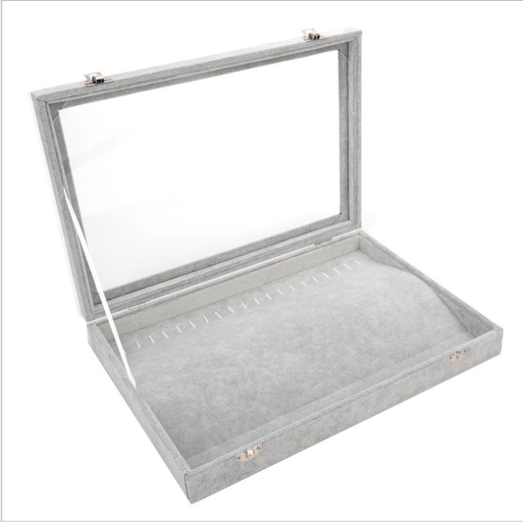 Ice velvet 20 hook necklace jewelry box