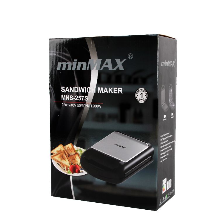 MNS-257S sandwich maker, breakfast maker, home waffle maker, multi-functional pressure toaster for toasting toast Application Scenario