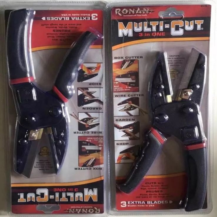 New three-in-one multi cut scissors