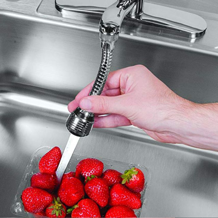 360 degree rotating hose faucet shower head