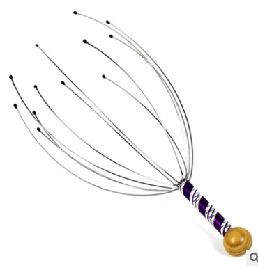 Massage claw Magic Hair care comb on the top of the head, Soul extraction scalp metal claws detail image 1
