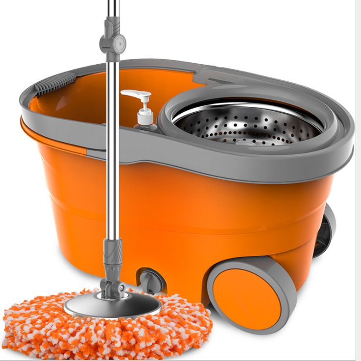 Household hand-free mop bucket