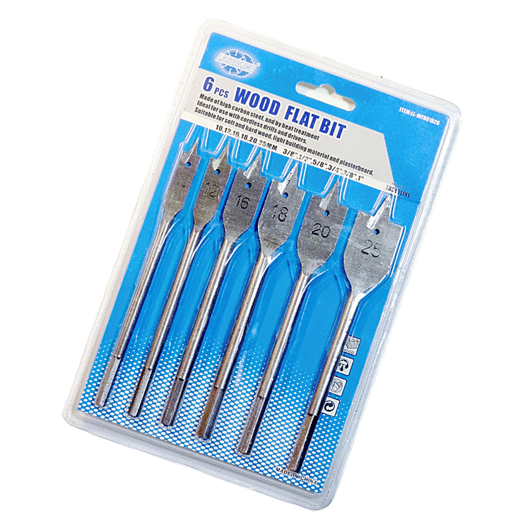 Six sets of woodworking flat drill and woodworking hole opener detail image 5