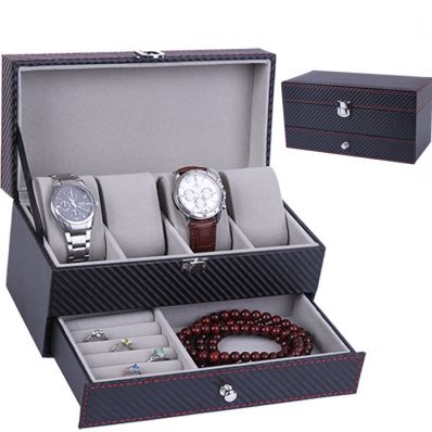 4-digit watch case Stock double-layer jewelry case full figure