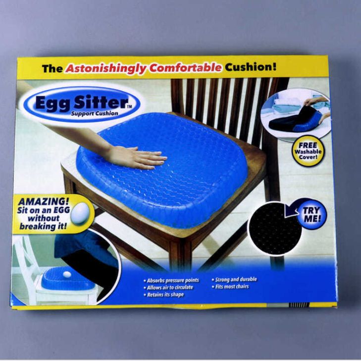 Cool gel honeycomb thickened magical seat cushion