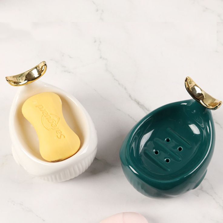 Nordic creative ceramic soap dish