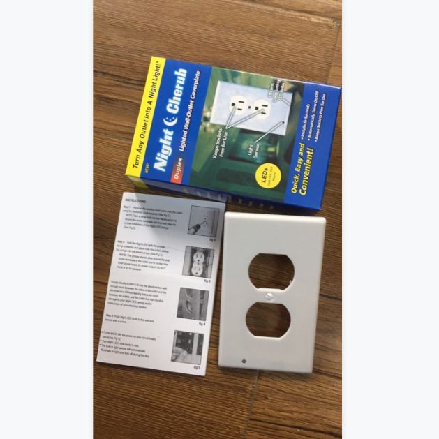 Switch panel LED sensing light