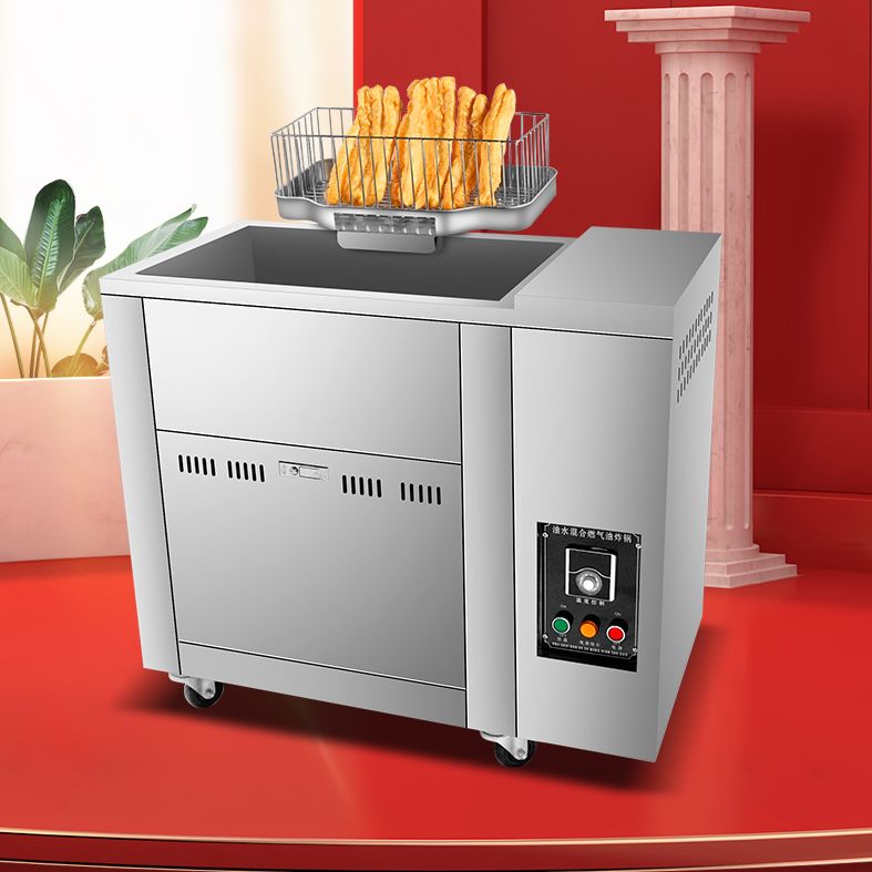 油水分离油炸锅商用摆摊大容量电热油炸炉燃气炸鸡串炸油条机