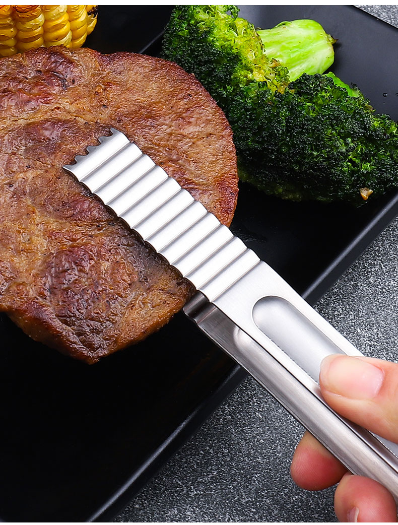 不锈钢食品夹烤肉夹韩式烤肉夹详情12